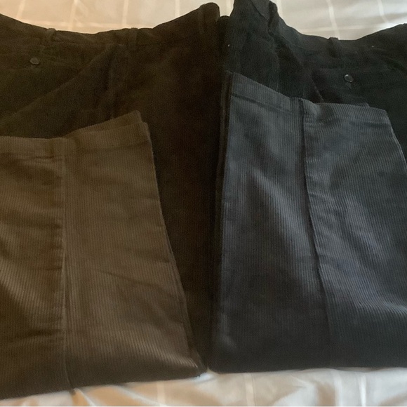 Nautica Men's Corduroy Pants - Black and Brown-30/40 - Picture 1 of 5
